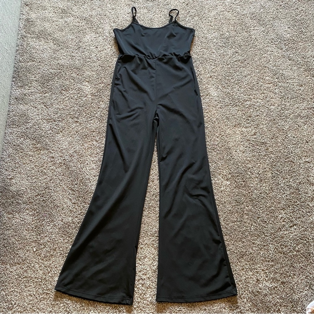 Classic Black Flare Jumpsuit